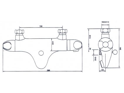 TERMOSTATICKÉ ZMIEŠAVACIE PRÍVODNÉ ZARIADENIA STENU_1