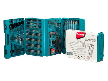Nastaviť MAKITA 216szt Kovania, VRTÁKY, VŔTAŤ, PRÍPADE_2