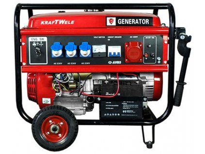 Generátor, príslušenstvo pre generátor - VÝKONOVÝ GENERÁTOR KRAFT WELE OHV 9800B 9,8KW_0
