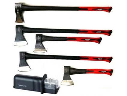Sekera, kálačka - SET 5 SIEKIER ax ax DRWALA + FISKARS_0