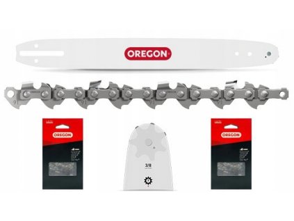 Vodiacej koľajnice +2X 3/8 REŤAZ OREGON PRE reťazové píly 40 cm_1