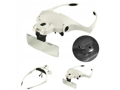 ZVÄČŠUJÚCE OKULIARE HLAVU ZVÄČŠIŤ ZARIADENIE LED_0