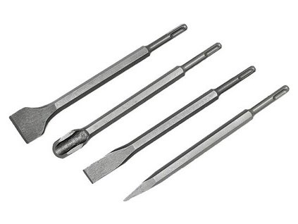 Sekáč - Sada dlátoch pre betón SDS sekáč so štetcom 4el_0