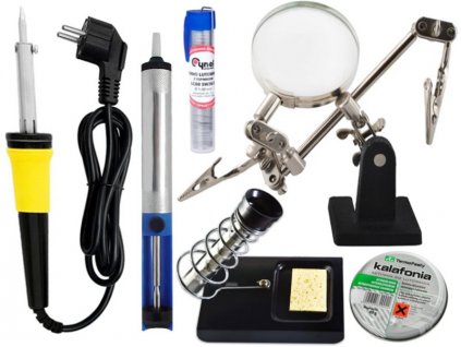 SÚBOR SPÁJKOVAČKA tretej strane spájkovačka 60W cínu_0
