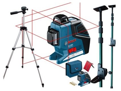 Laserový merač - BOSCH GLL 3-80 CROSS LASER 360 SUPER SET_0