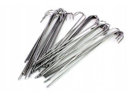 Tkanina, fólia - Oceľové špendlíky špendlíky 25 cm na agrotextíliu 500 ks_1