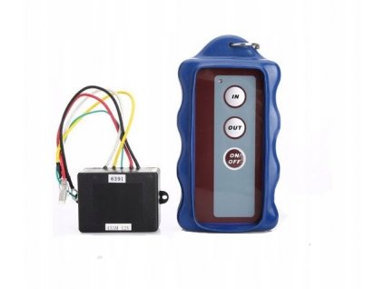 bezdrôtové diaľkové ovládanie na naviják 12V v prípade_0