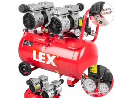 KOMPRESOR BEZ OLEJOVÉHO KOMPRESORU TICHÝ KOMPRESOR 60L_0