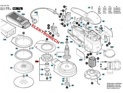 VENTILÁTOR BOSCH EXCENTRICKÝ SANDER GEX 150 AC_0