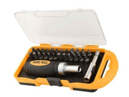 Skrutkovače -  TLSEN SKRUTKOVAČ MINI GUMY S BITS 26ks gw7l_0