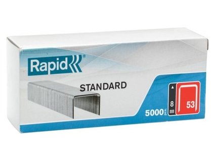 Sponkovačka, nastreľovačka - RAPID Taktické svorky TYP 53 8mm 5000 ks STEEL_0