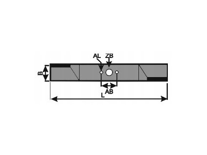 Nôž pre kosačky KYNAST veľkosť 37 cm_1