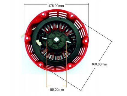 Starter starter tyč pre KIPOR KG160 KG200 / PEZ_0
