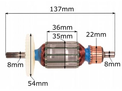 Rotor pre BOSCH PBH 2000 SRE 2100 n 1619P01771_0