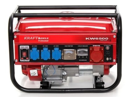 Generátor, príslušenstvo pre generátor - GENERÁTOR VÝKONU 4,8 KW 6,5 KM KD130 3 AVR FÁZE_0