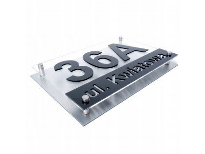 adresu Doska HLINÍKOVÝM 3D 30x20 RA ZNAK_0