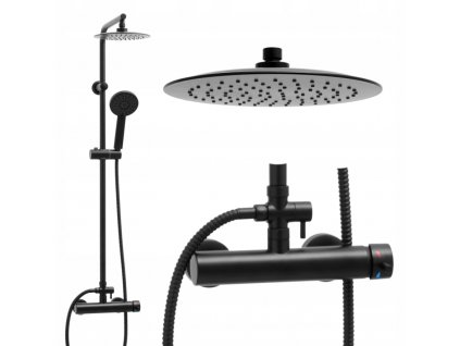 Sprchová batéria SLIM 20 cm sada ČIERNA VYPR_0