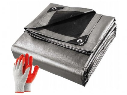 Krycia plachta - Plachta 8x10 HUSTÁ 260g Mrazuvzdorná Hrubá_0