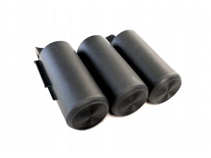 Obrubník palisáda -  GRAFITOVÁ plastová palisáda, hrubé kolíky 2,20 m_0