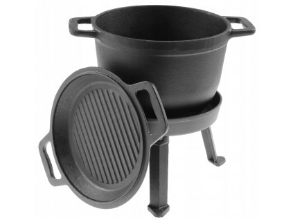 Kotlík na guláš - POĽOVNÍCKY KOTOL 8 litrov POT Gril Pan_3
