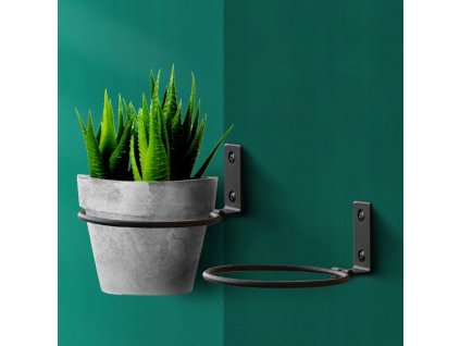 Stojan na kvety - 3 KS DRŽIAK NA STENU PRE DRŽIAKE NA HRNČEK ZÁSOBNÍK NA STENU_1