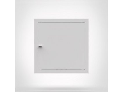 Revízne dvierka - Inspision Kovové dvere biela 70x70 silný_0