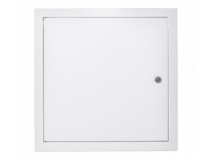 Revízne dvierka - Kovové revízne dvierka 70x70 biely zámok_0