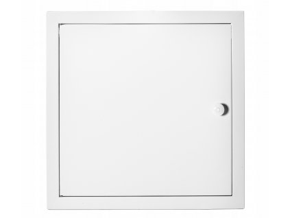 Revízne dvierka - Kov inšpekčná dvere 80x80 biely gombík_0