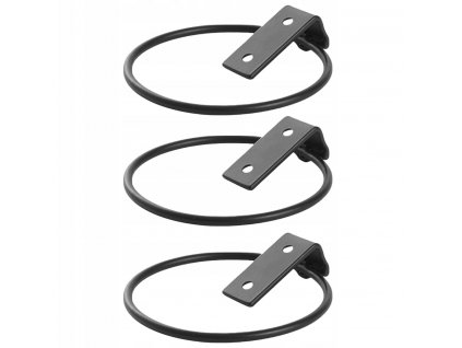 Stojan na kvety - 3ks Kovový železný krúžok na stenu na kvetináč_1