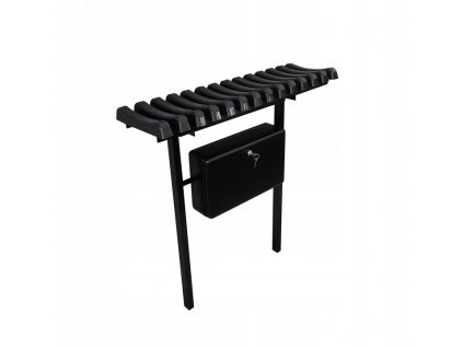 Lavička na cintorín skladacia s boxom PVC