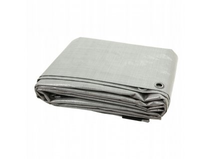 Krycia plachta - Plachtovina 5x8 strieborná OCHRANNÁ Hrubá_0