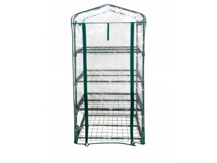 Fóliovník -  Mini skleník s policami 69x49x160 cm. PVC fólia_0