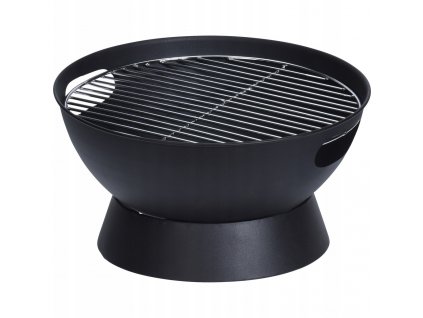 Ohnisko do záhrady - GRILOVÝ PEC S GRIDOM 50CM ČIERNY PEVNÝ_1
