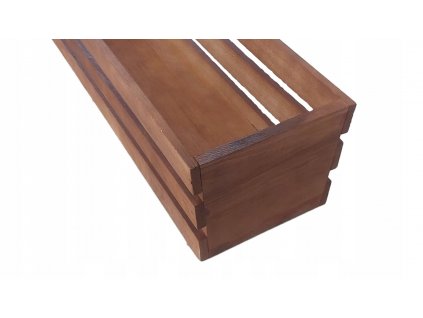 Kvetináč na terasu - Drevený box pre balkónový orech 60 cm + príspevok_1