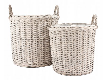 Kvetináč na terasu - 2 ks. Prútený Korg_1