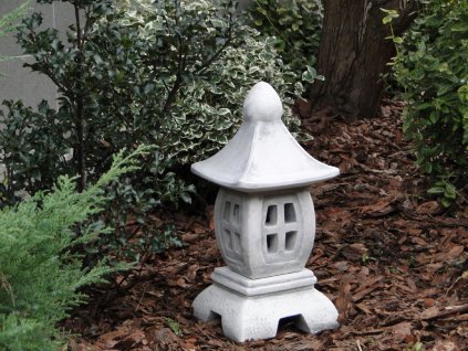 Pagoda lampa Japonský betónový obrázok S106009_2