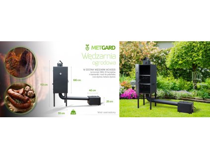 Udiareň - Kovový Smokehouse Wielka 170x56x55cm Gratisy !!!_1