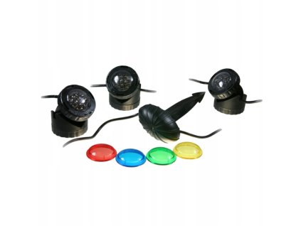 Osvetlenie jazierka- LED LIGHTING 3x1,6W TO THE EYE + Dusk SENSOR_1