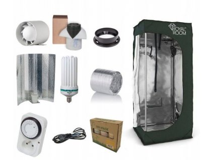 Predajný stan, altánok - Sada Growbox CFL Fytolit 150W 2100K 50x50x120_0