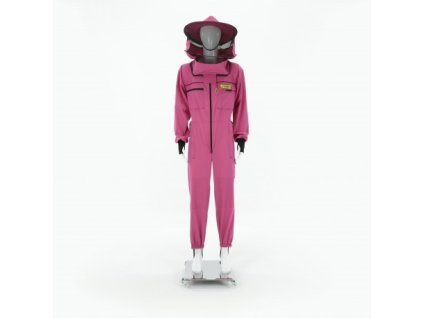 Včelársky oblek s čiapkou, ružový M_0