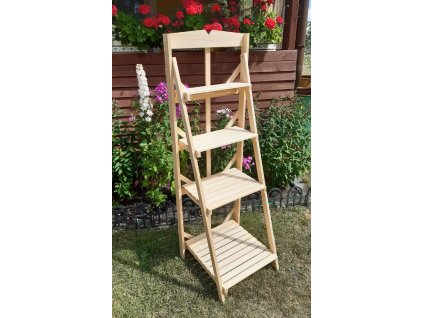 Stojan na kvety - Kvetinový stojan prirodzený stojan veľký 150cm_1