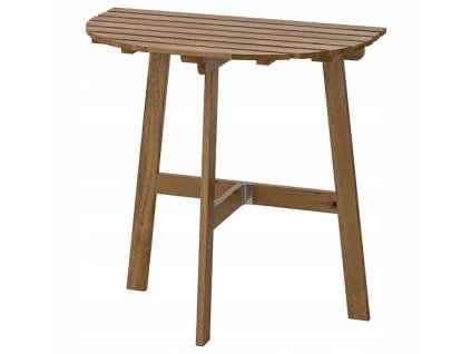 Stôl, stolík - IKEA ASKHOLMEN Nástenný stôl skladací hnedý 70x44 cm_2