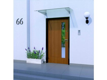 Sklenená strieška, strieška cez dvere 150x90 rekvizít_0