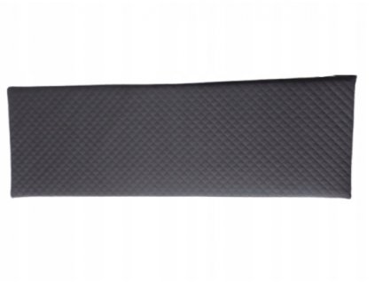 Vankúše  - Vankúš na 100x40 lavičke prešívané sivé tmavé_1