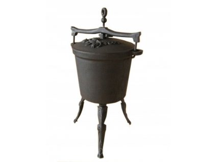 Kotlík na guláš - POĽOVNÍCKA Kanvica 36L MAĎARSKÝ HRNČEK + HNEDÝ_1