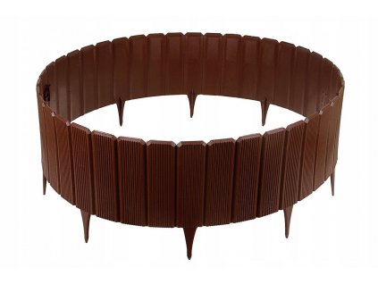 Obrubník palisáda -  TVRDÝ ZÁKON HRAŤ PALISÁDA hnedá 30m ZÁHRADA_0