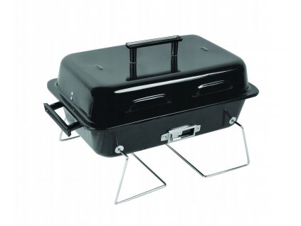 Gril na drevené uhlie - Prenosný kufríkový gril s grilom Kuchár s grilom_1