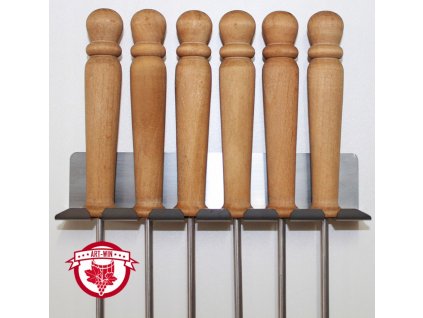 Vidlica z nerezovej vidlice Kijek Kielbas 6 Merbau_1