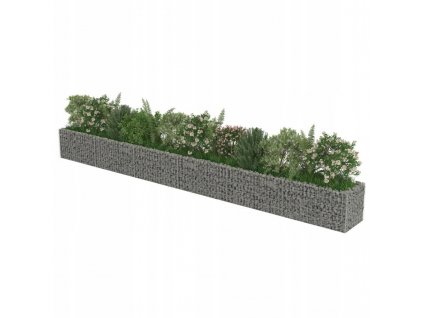 Gabión - Gabionový kvetináč z pozinkovanej ocele 540x50x50 cm_0