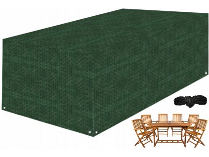 Kryt na záhradný nábytok - Tarpaulínový kryt pre záhradný nábytok 180x240x100_10